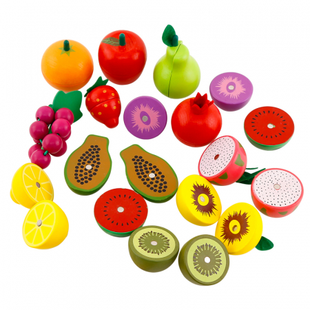 Set Montessori cu fructe din lemn [1]