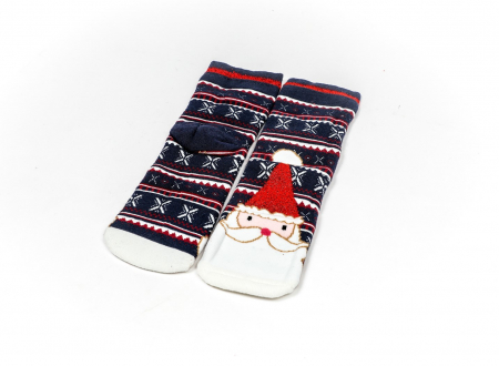 Sosete calduroase cu motive de Craciun - Mos Craciun [2]