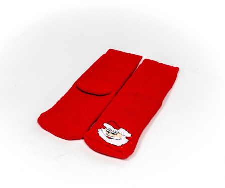 Sosete calduroase cu motive de Craciun pentru adulti - Mos Craciun [1]