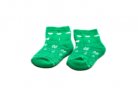 Sosete calduroase cu motive de Craciun - reni [3]