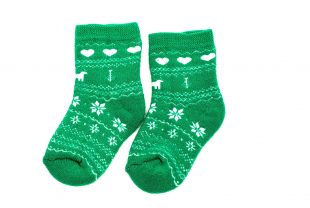 Sosete de Craciun - Sosete calduroase cu motive de Craciun - reni