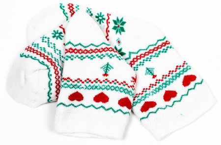 Sosete calduroase cu motive de Craciun - Model [1]