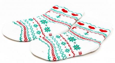Sosete calduroase cu motive de Craciun - Model [2]