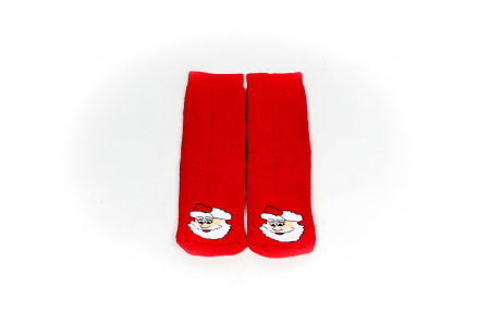 Sosete calduroase cu motive de Craciun pentru adulti - Mos Craciun [2]