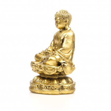 Statueta budista Feng Shui aurita pentru noroc si armonie [1]