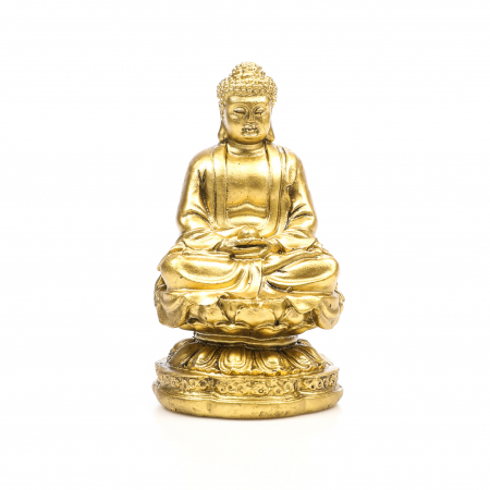 Feng Shui - Statueta budista Feng Shui aurita pentru noroc si armonie