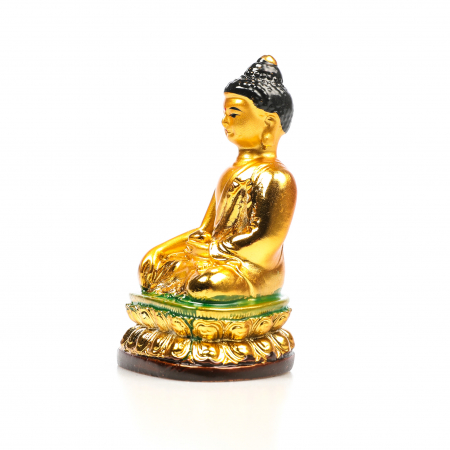 Statueta budista Feng Shui aurita pentru noroc si armonie [4]