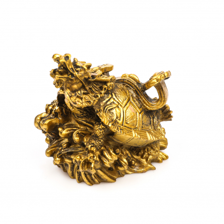 Feng Shui - Statueta Feng Shui Broasca Testoasa cu cap de dragon pentru noroc si bunastare