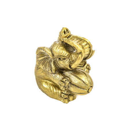 Feng Shui - Statueta Feng Shui elefant cu minge pentru dragoste si noroc