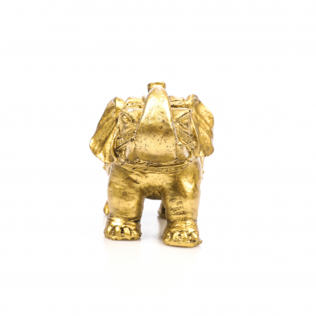 Statueta Feng Shui elefant cu trompa ridicata si colti pentru prosperitate si noroc [3]