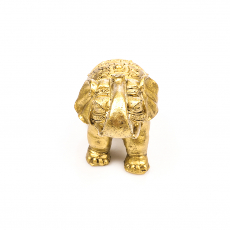 Statueta Feng Shui elefant cu trompa ridicata si colti pentru prosperitate si noroc [1]