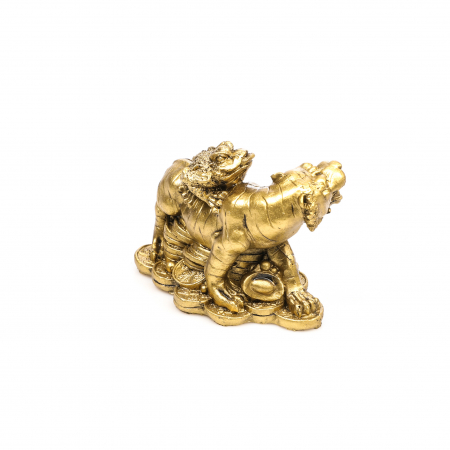 Statueta Feng Shui tigru cu broasca raioasa [3]