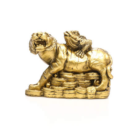 Feng Shui - Statueta Feng Shui tigru cu broasca raioasa