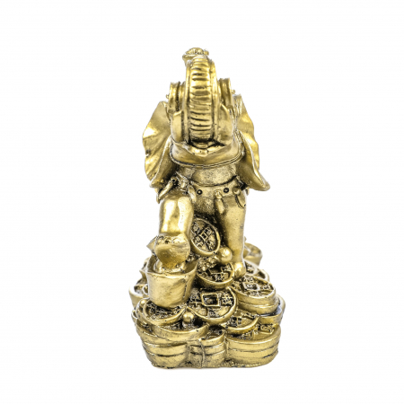 Statueta Feng Shui elefant pe bani [7]