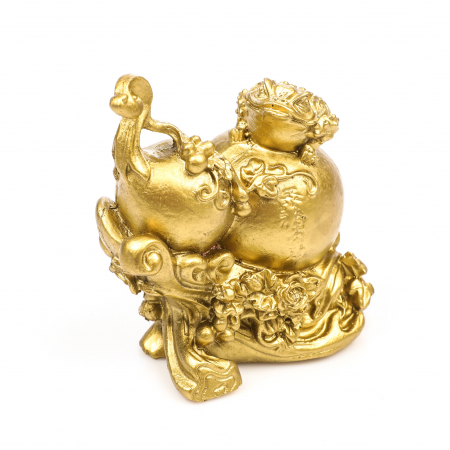 Statueta Feng Shui Wu Lou, cu broasca, pentru sanatate si noroc [1]