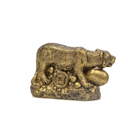 Statueta foarte mica Tigru cu pepita pentru protectie [3]