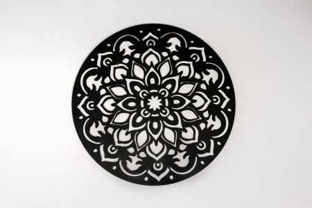 Tablouri personalizate - Tablou cu o mandala - negru