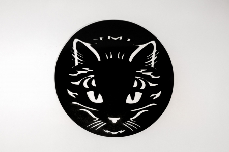 Tablouri personalizate - Tablou cu o pisica - negru