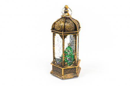 Ornament tip felinar care lumineaza cu brad [3]