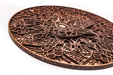 Tablou cu Palma fatimei din lemn in straturi [2]