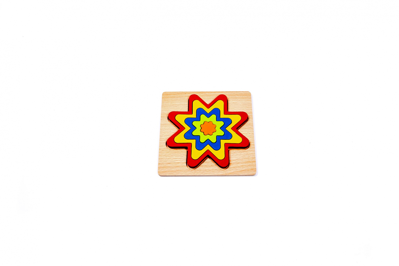 suspend Injustice Superficial Puzzle din lemn cu forme - jucarii Montessori
