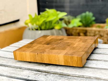 Produse - Tocator end-grain din lemn de stejar