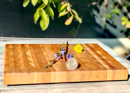 Tocator premium de bucatarie din lemn de stejar, end grain 39X29X3.5 [1]