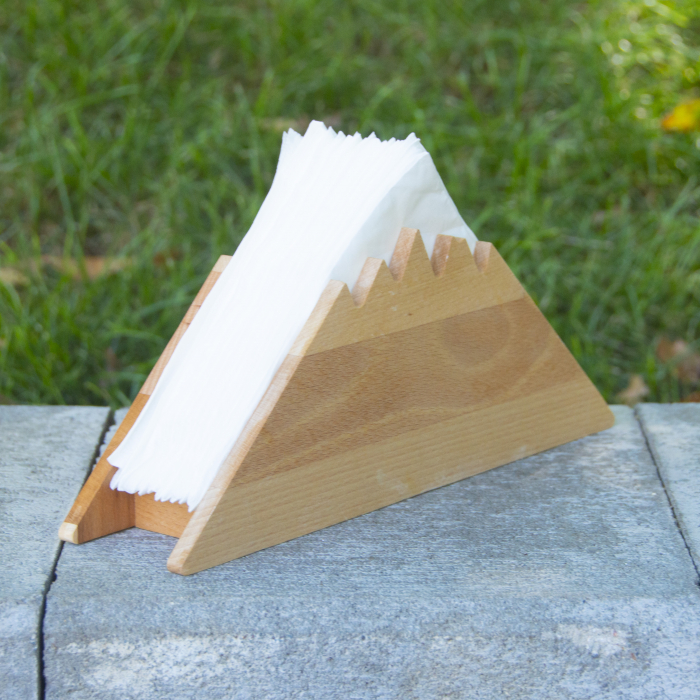 Suport din lemnde fag  pentru servetele 26x10x6cm [4]
