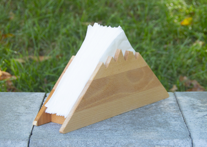 Suport din lemnde fag  pentru servetele 26x10x6cm [6]