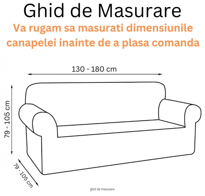 Husa Elastica Pentru Fotoliu/ Canapea/ Coltar Uni Catifea - Mov [3]