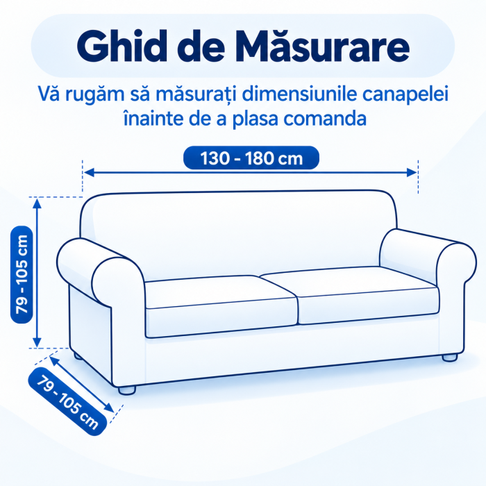 Huse Elastice pentru Fotoliu, Canapea și Colțar – Mocha Geometry [2]