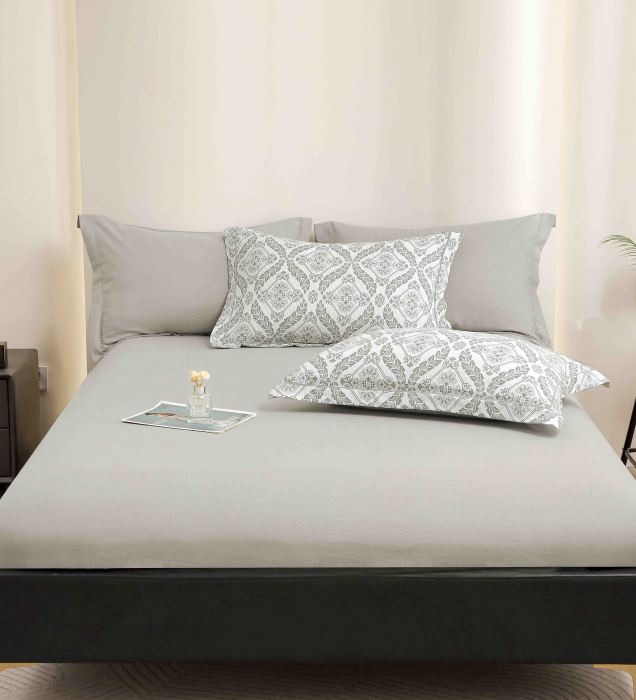 Lenjerie De Lux In Cutie Cadou, Bumbac Finet, 6 Piese - Modern [2]