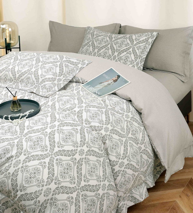 Lenjerie De Lux In Cutie Cadou, Bumbac Finet, 6 Piese - Modern [5]