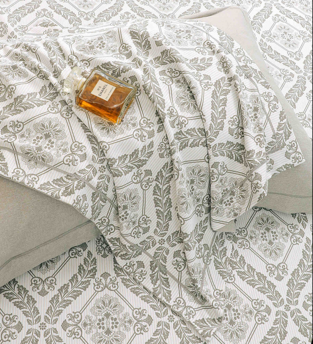 Lenjerie De Lux In Cutie Cadou, Bumbac Finet, 6 Piese - Modern [4]