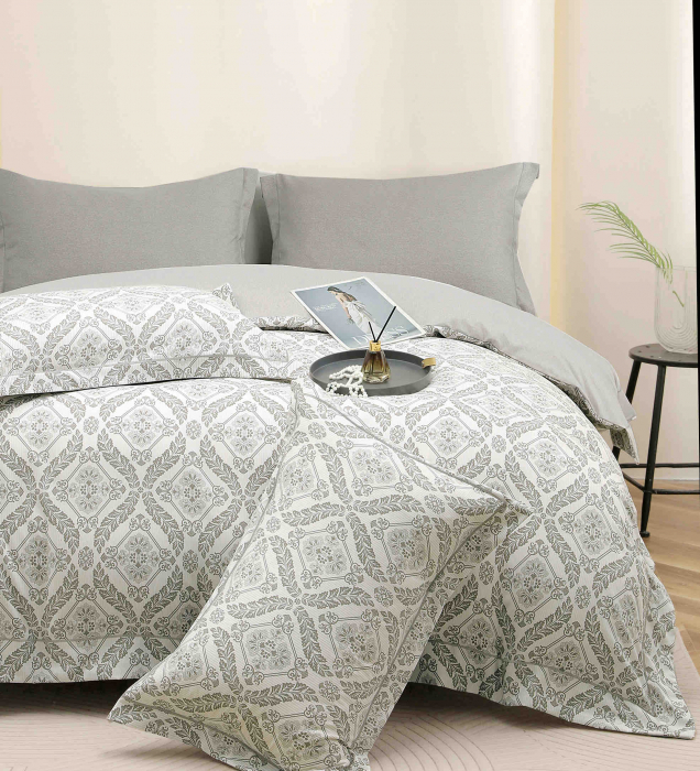 Lenjerie De Lux In Cutie Cadou, Bumbac Finet, 6 Piese - Modern [7]