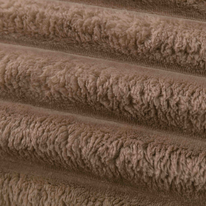 Lenjerie de pat dublu cocolino 4 piese, cu elastic - Maro [3]