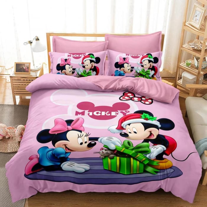 Lenjerie De Pat Finet Premium - Mickey Surprise Minnie