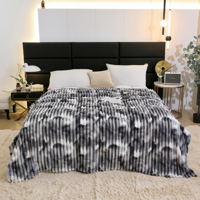 Patura Cocolino 200x230cm - Gri Multicolor [3]
