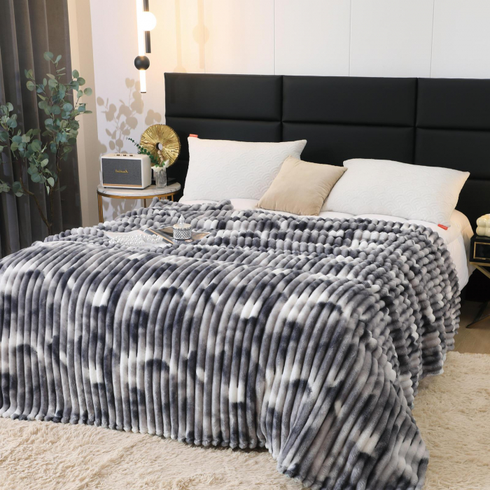 Patura Cocolino 200x230cm - Gri Multicolor [4]