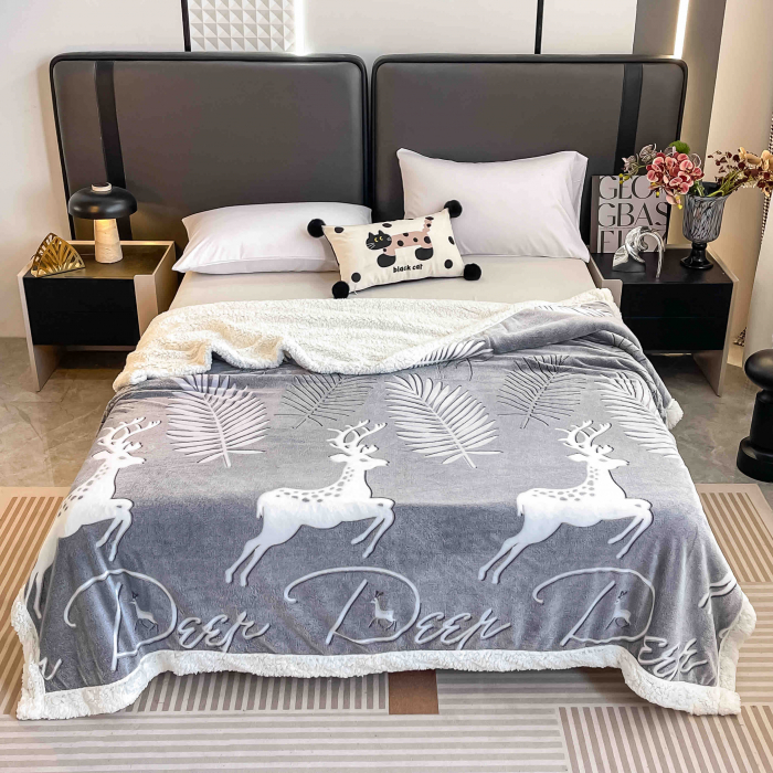 Patura Cocolino Cu Blanita 200x230cm - Deer [1]
