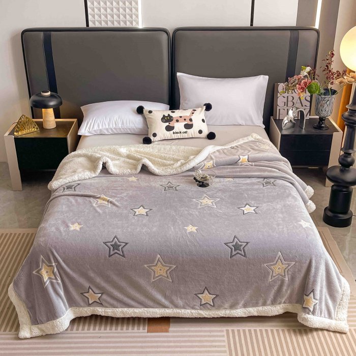 Patura Cocolino Cu Blanita 200x230cm - Stelute [1]