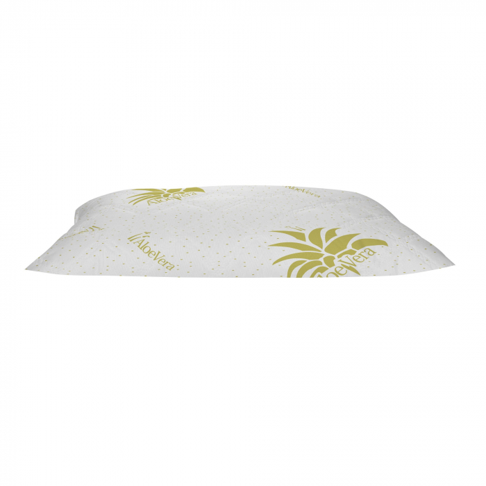 Set 2 Perne, 50x70cm, Aloe Vera, Microfibra, Alb [4]