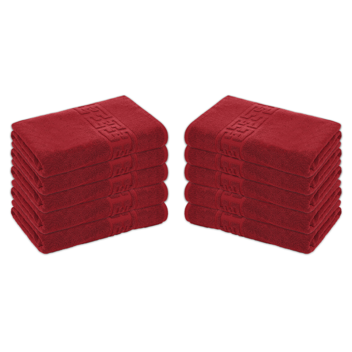 Set 10 Prosoape Baie, Bumbac 100%, 50x90cm, 500g m  ², Greek