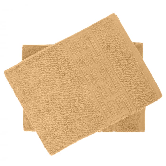 Set 2 Prosoape, Greek, Bumbac 100%, 550g/m², Bej [2]