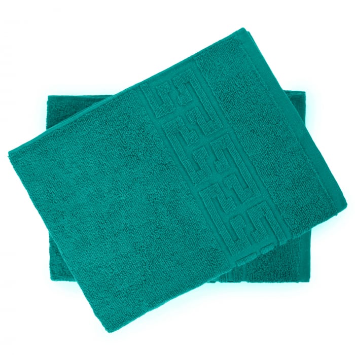 Set 2 Prosoape, Greek, Bumbac 100%, 550g/m², Verde [2]