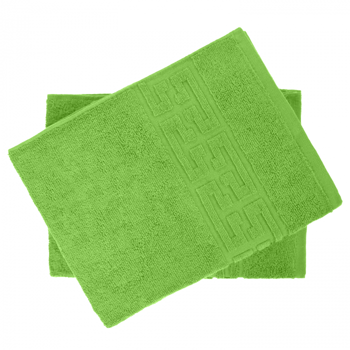 Set 2 Prosoape, Greek, Bumbac 100%, 550g/m², Verde Deschis [2]