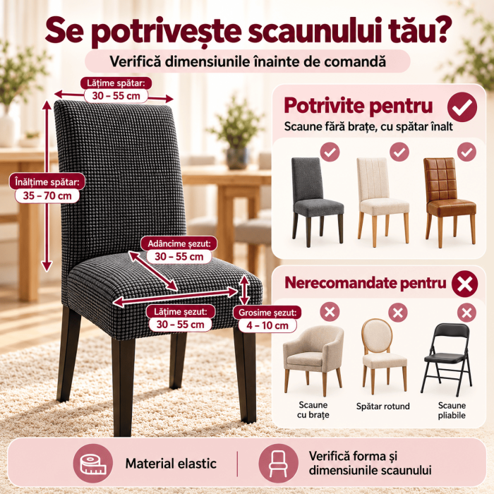 Set 6 Huse de Scaun Universale Superelastice [4]