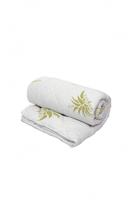 Set Aloe Vera Essence, 2 perne microfibra 50x70 cm si pilota matlasata [2]