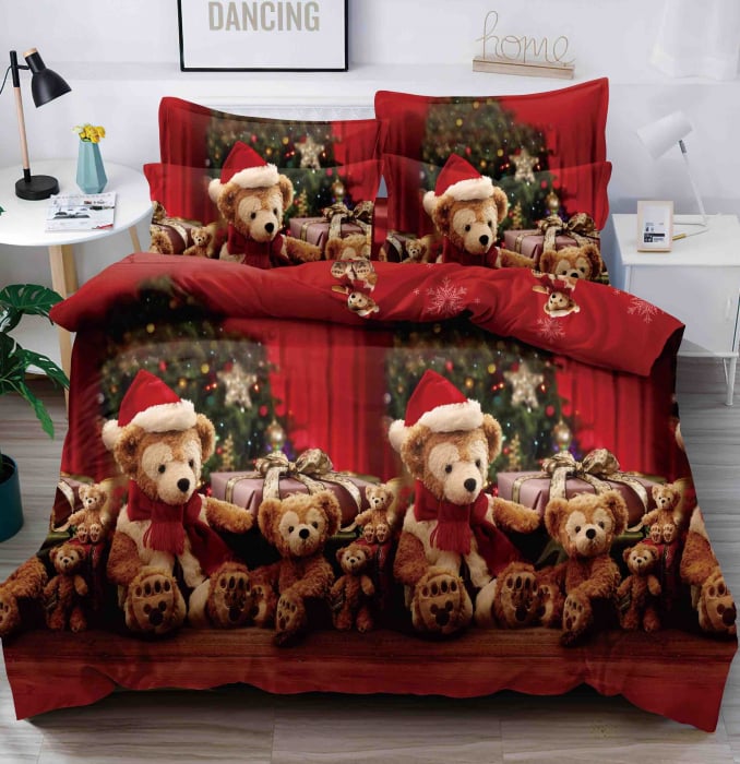 Set Lenjerie de Pat Crăciun 6 Piese – Christmas Collection, Pat 2 Persoane [1]