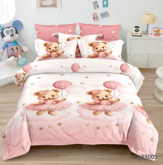 Lenjerie de Pat 1 Persoana Finet Premium cu Model Animat